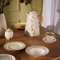 villari butterfly dessert plate white 21cm