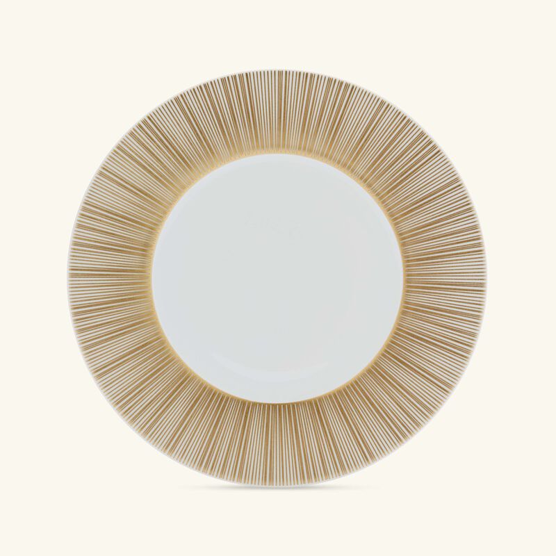 Sol Salad Plate Round Gold 21cm bernardaud sol salad plate round gold 21cm