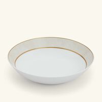 Sauvage Blanc Soup Plate Round Gold 19cm bernardaud sauvage blanc soup plate round gold 19cm