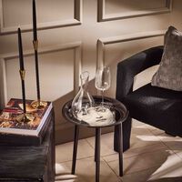 fornasetti ortensia tray round large grey