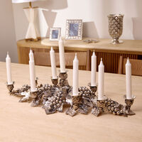 Vine Leaves Candelabra Silver 9 Candles buccellati vine leaves candelabra silver 9 candles