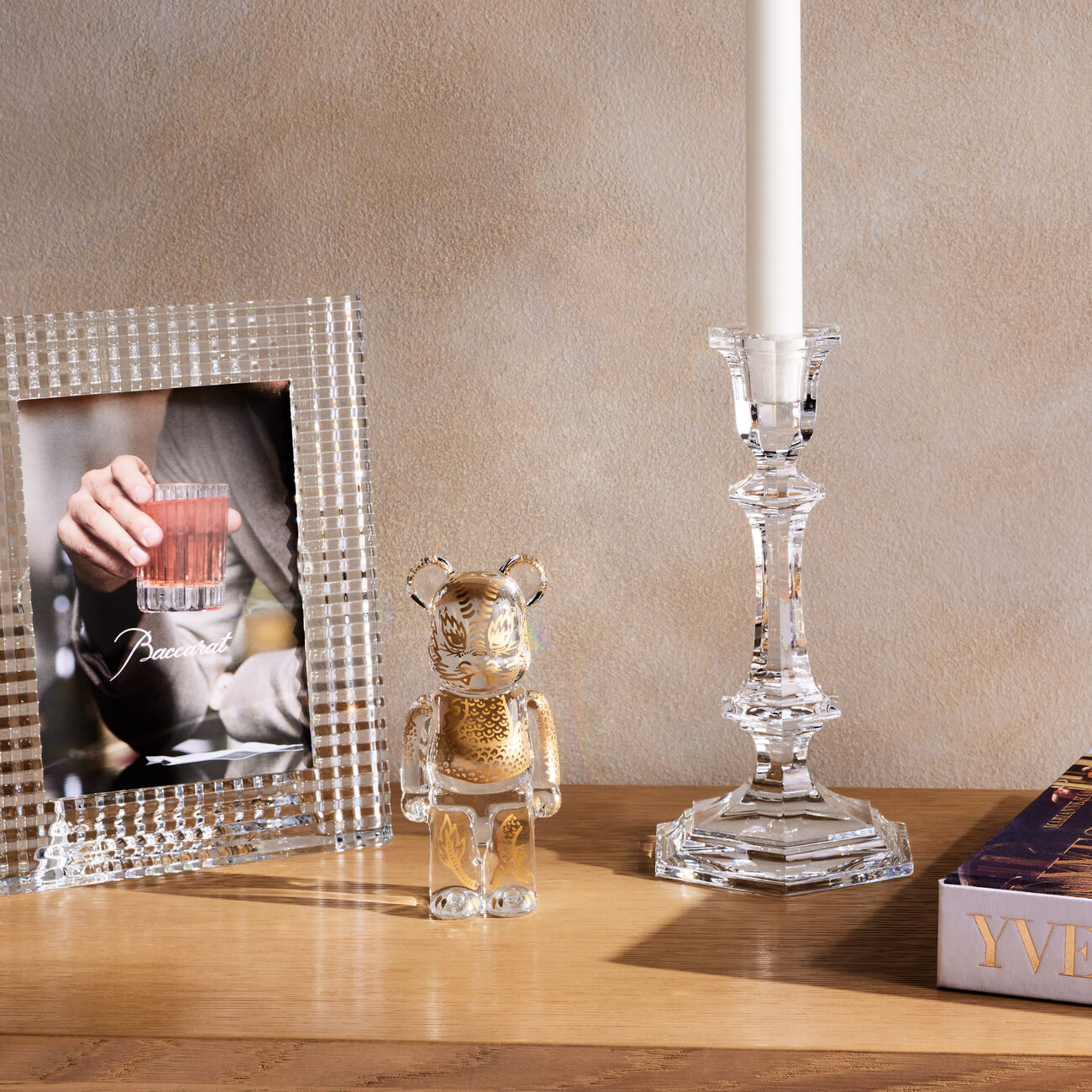 Be@rbrick Dragon 2024 Figurine Mini Gold Limited Edition baccarat be rbrick dragon 2024 figurine mini gold limited edition