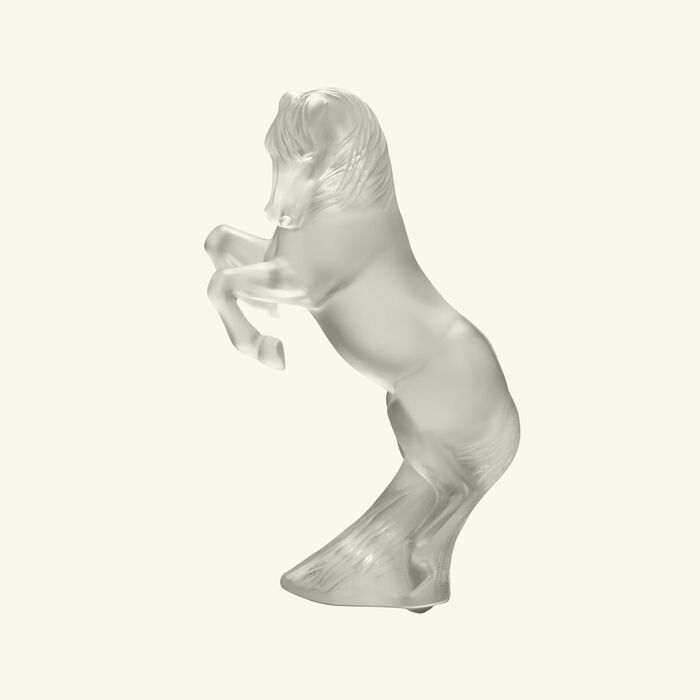 lalique terramineral horse sculpture large clear
