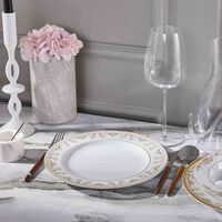 versace medusa gala dinner plate white 27cm