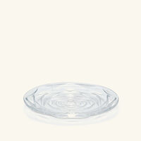 baccarat swing plate round clear 13cm