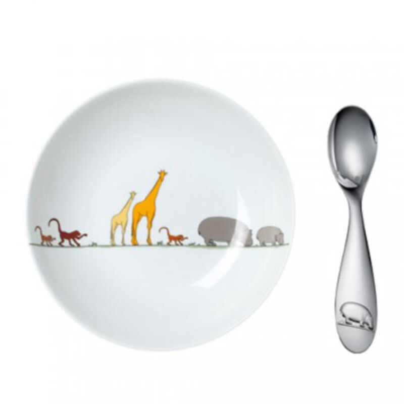 Savane-Baby Cereal Bowl And Spoon Set, large