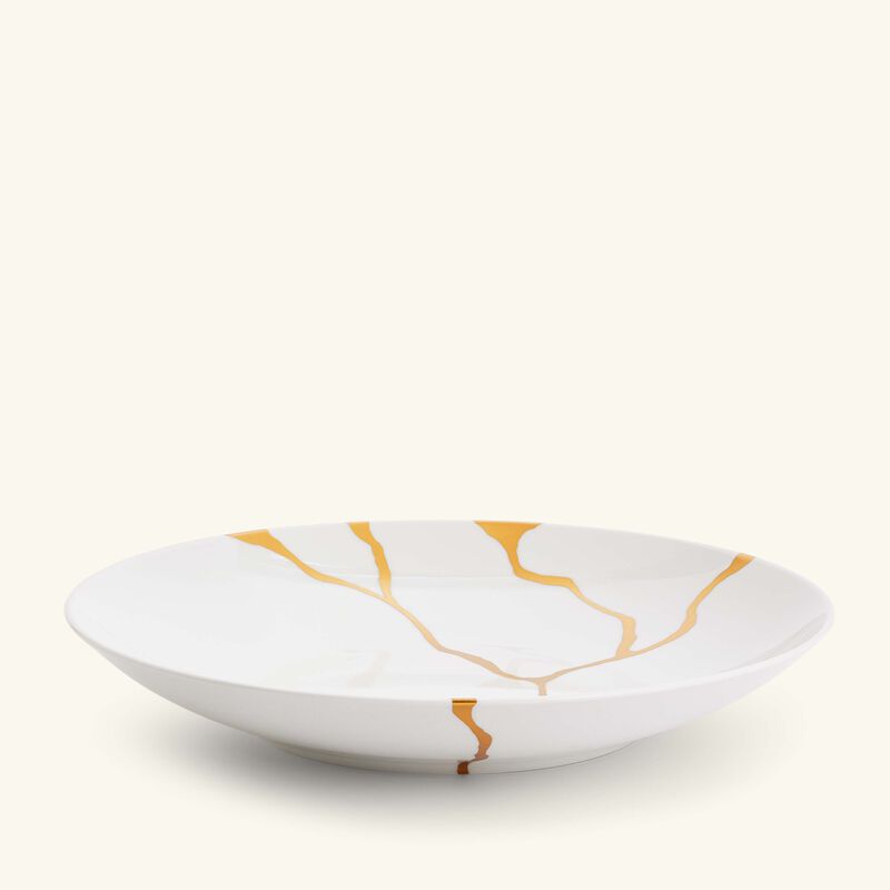 bernardaud kintsugi serving bowl white 29cm