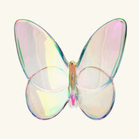 baccarat papillon lucky butterfly figurine mini blue scarabee