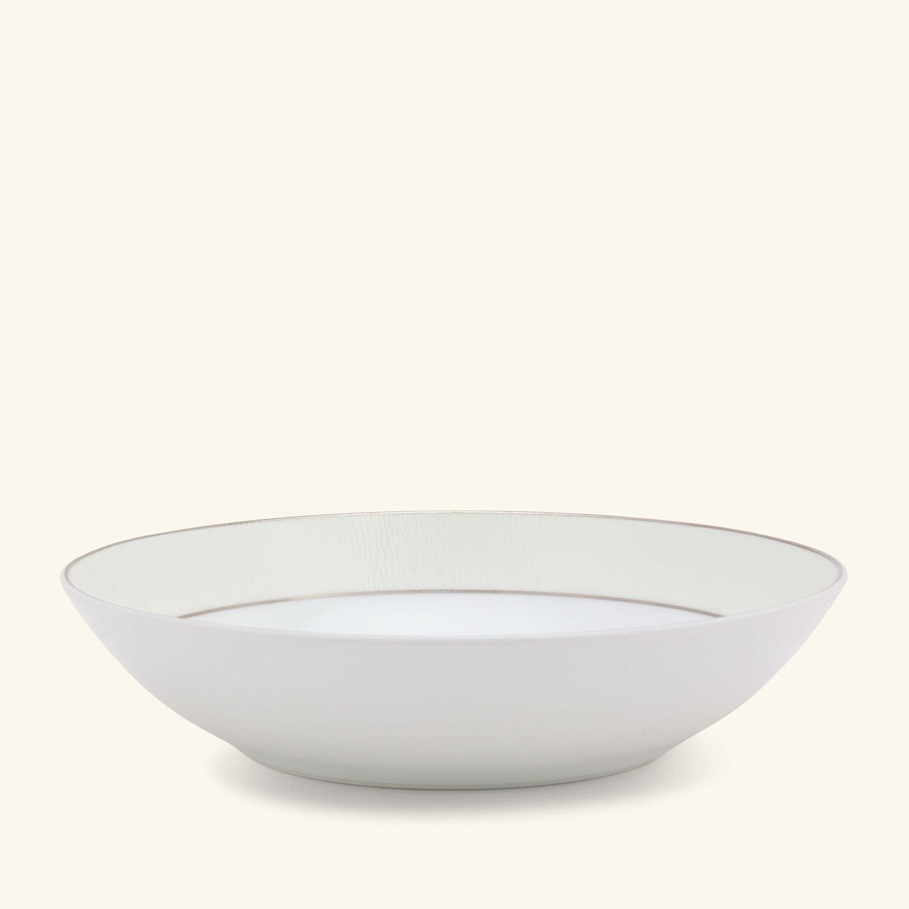 Dune Soup Plate Round Silver 19cm bernardaud dune soup plate round silver 19cm