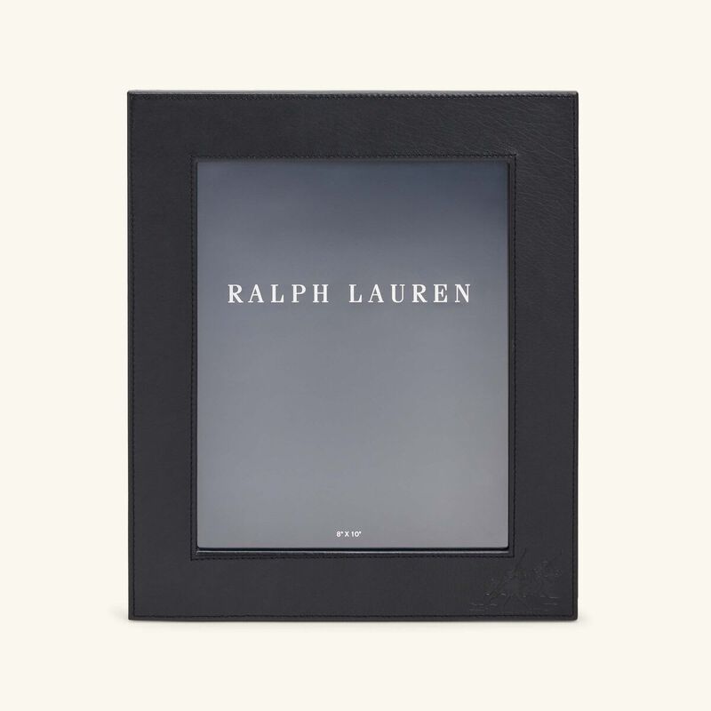 إطار الصور بنتهاوس غاريت جلد باللون الأسود 20x25 سم رالف لورين هوم إطار الصور بنتهاوس غاريت جلد باللون الأسود 20x25 سم