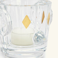 baccarat faunacrystopolis bird votive clear