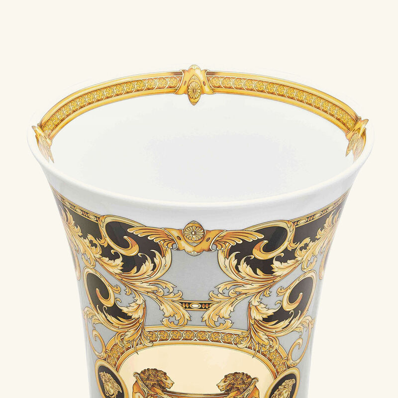 versace prestige gala vase medium grey