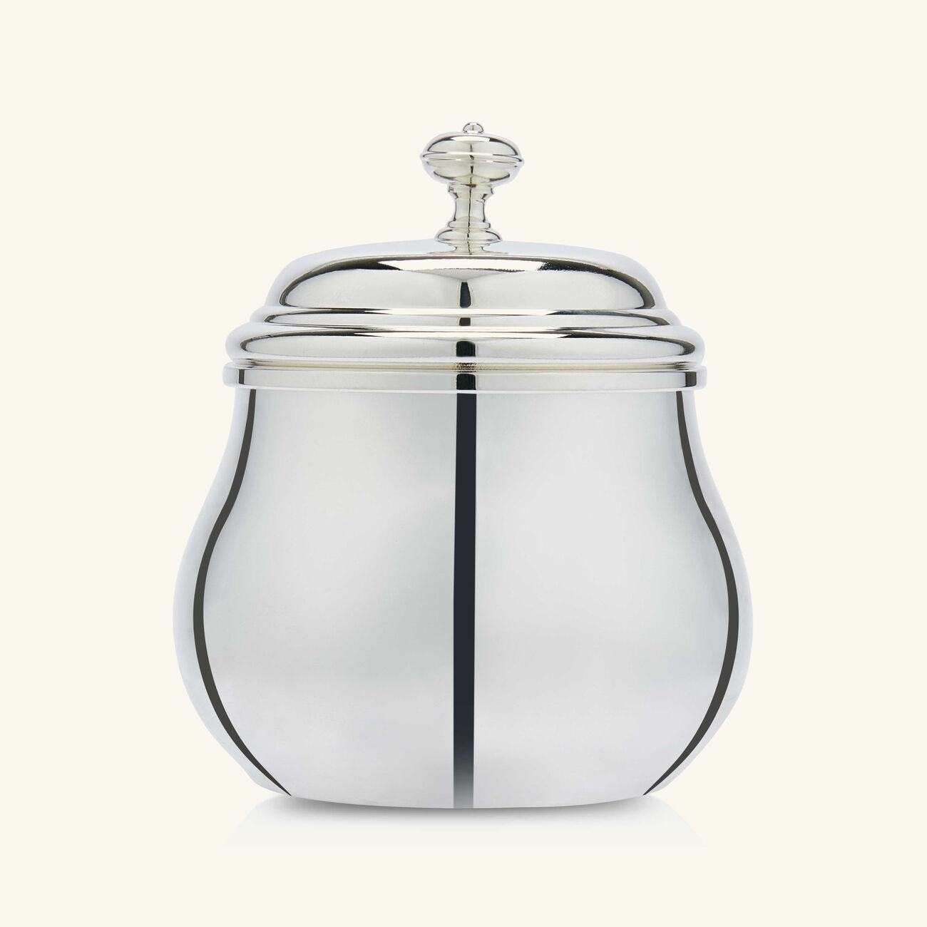 christofle albi sugar bowl with lid silver plated