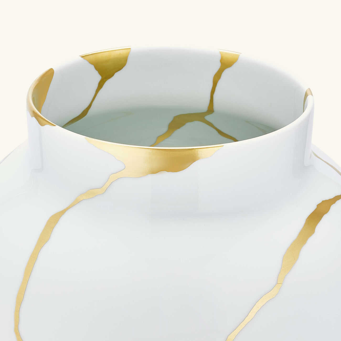 Kintsugi White Large Vase bernardaud kintsugi white large vase