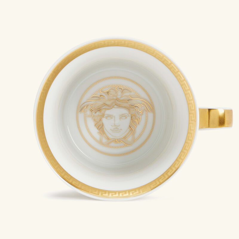 versace medusa gala mug gold