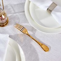 كريستوفل شوكة الطعام مارلي باللون الفضي