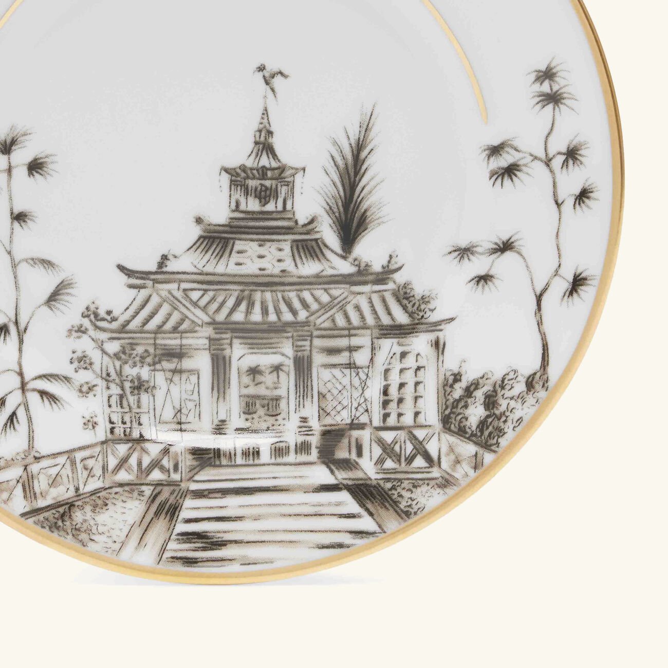 بينتو باريس طبق الخبز فيو كيوتو دائري أسود 15 سم