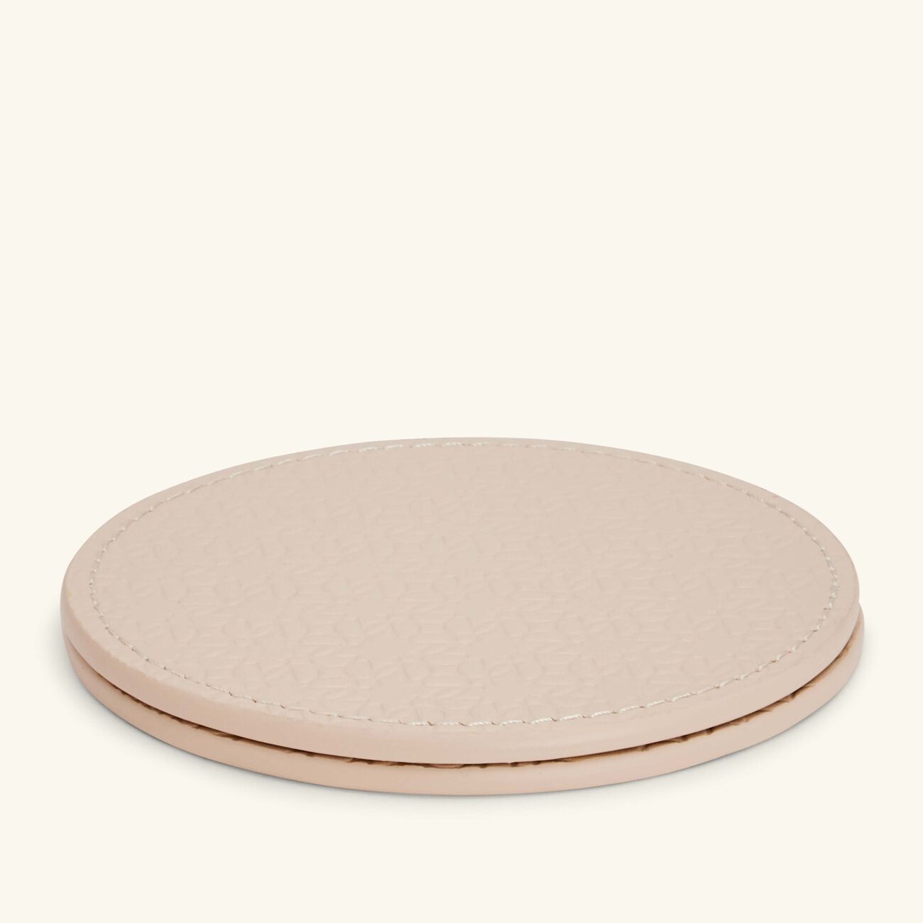 giobagnara elie saab monogram coaster torrone beige set of 2
