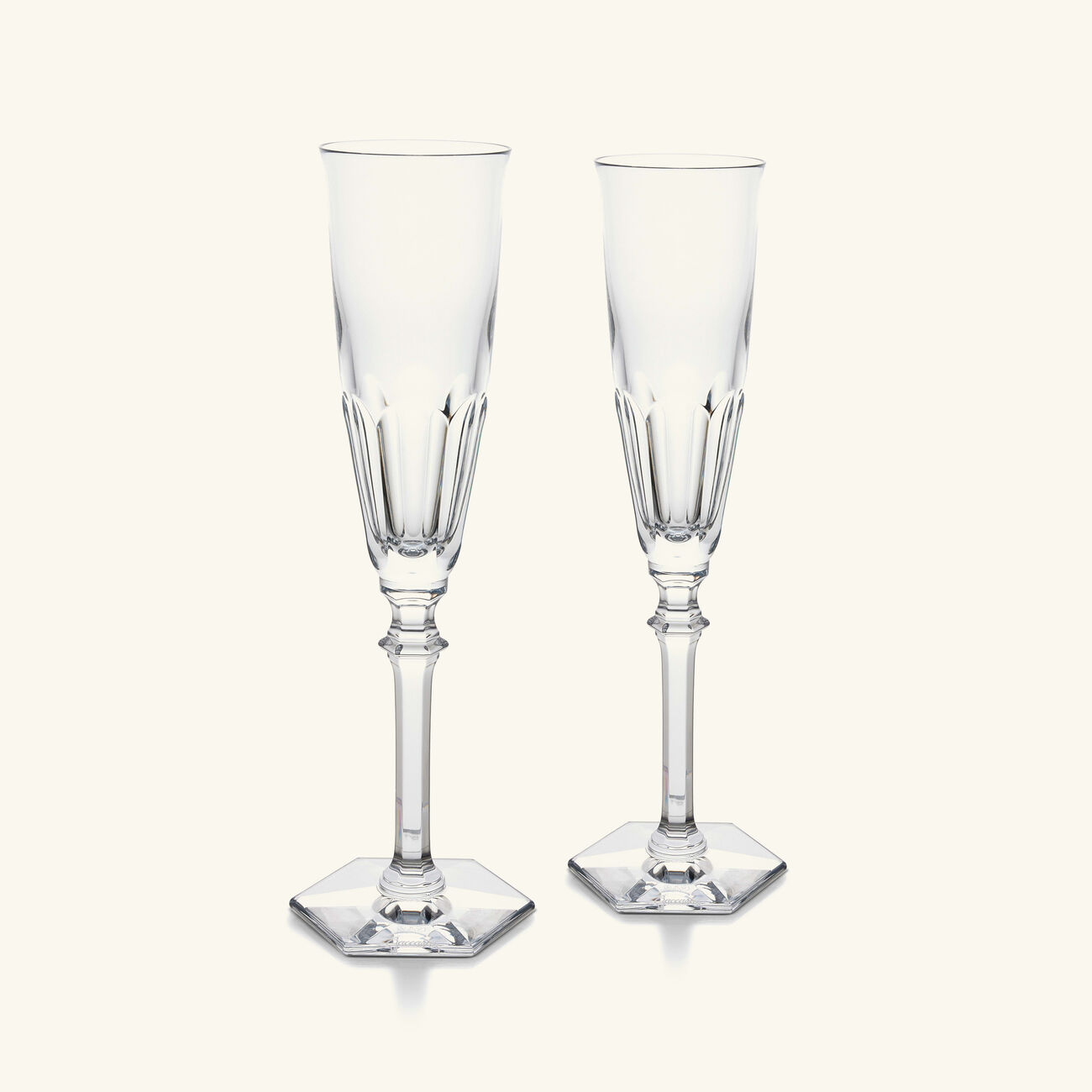 baccarat harcourt eve champagne glass clear set of 2