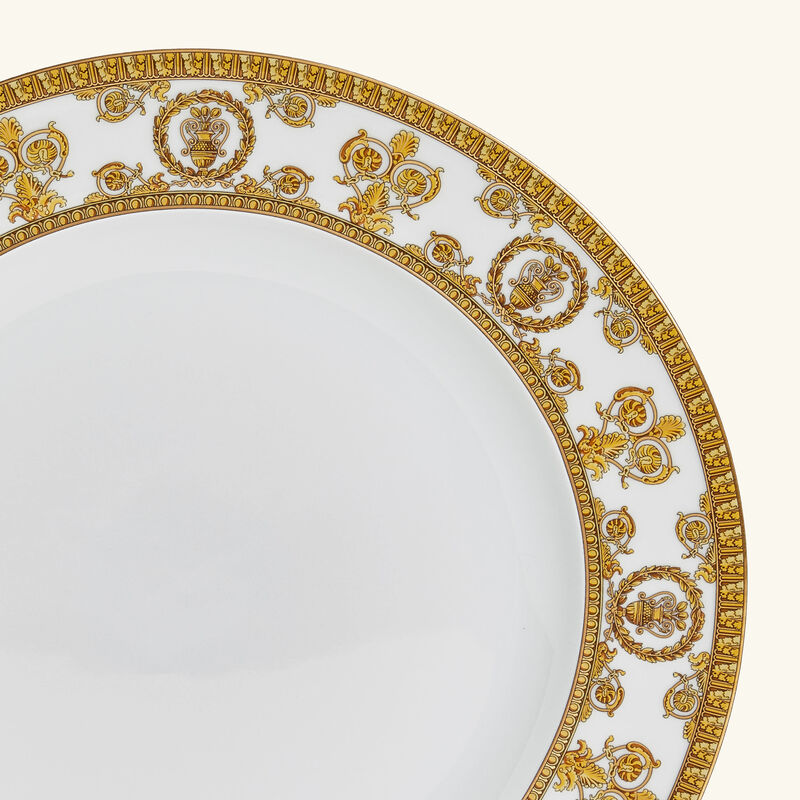 I Love Baroque Plate Round White 22cm versace i love baroque plate round white 22cm