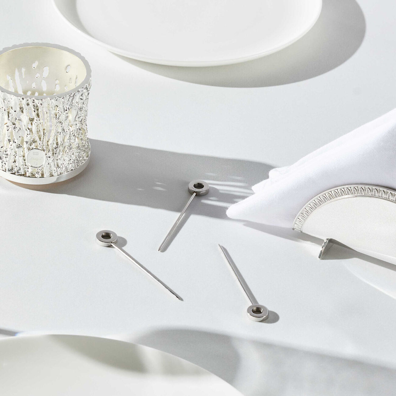 طقم أوه دو كريستوفل مؤلف من 6 أعواد للكوكتيل من الستانلس ستيل