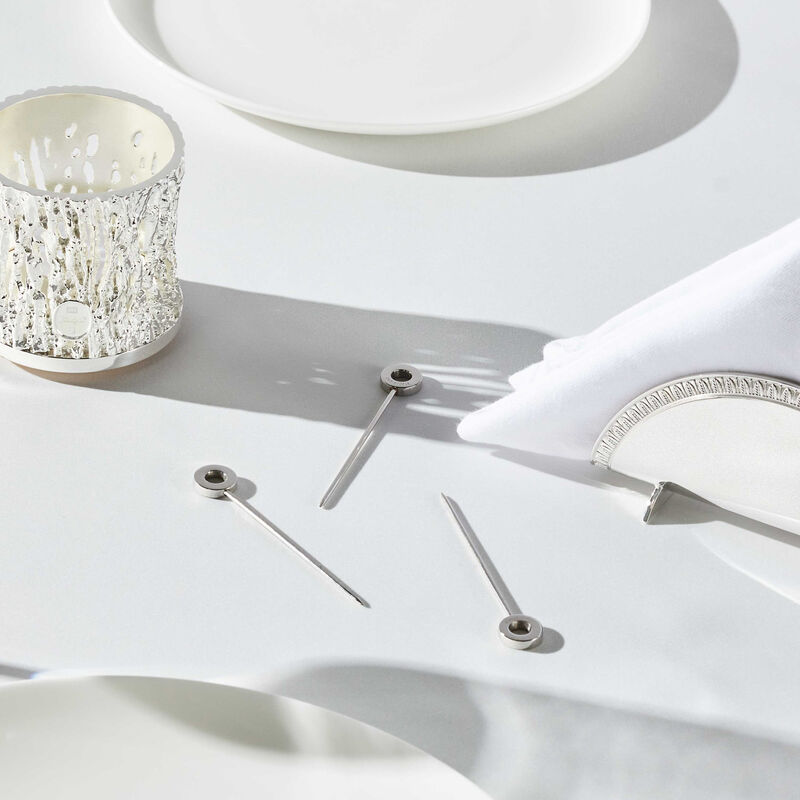 طقم أوه دو كريستوفل مؤلف من 6 أعواد للكوكتيل من الستانلس ستيل