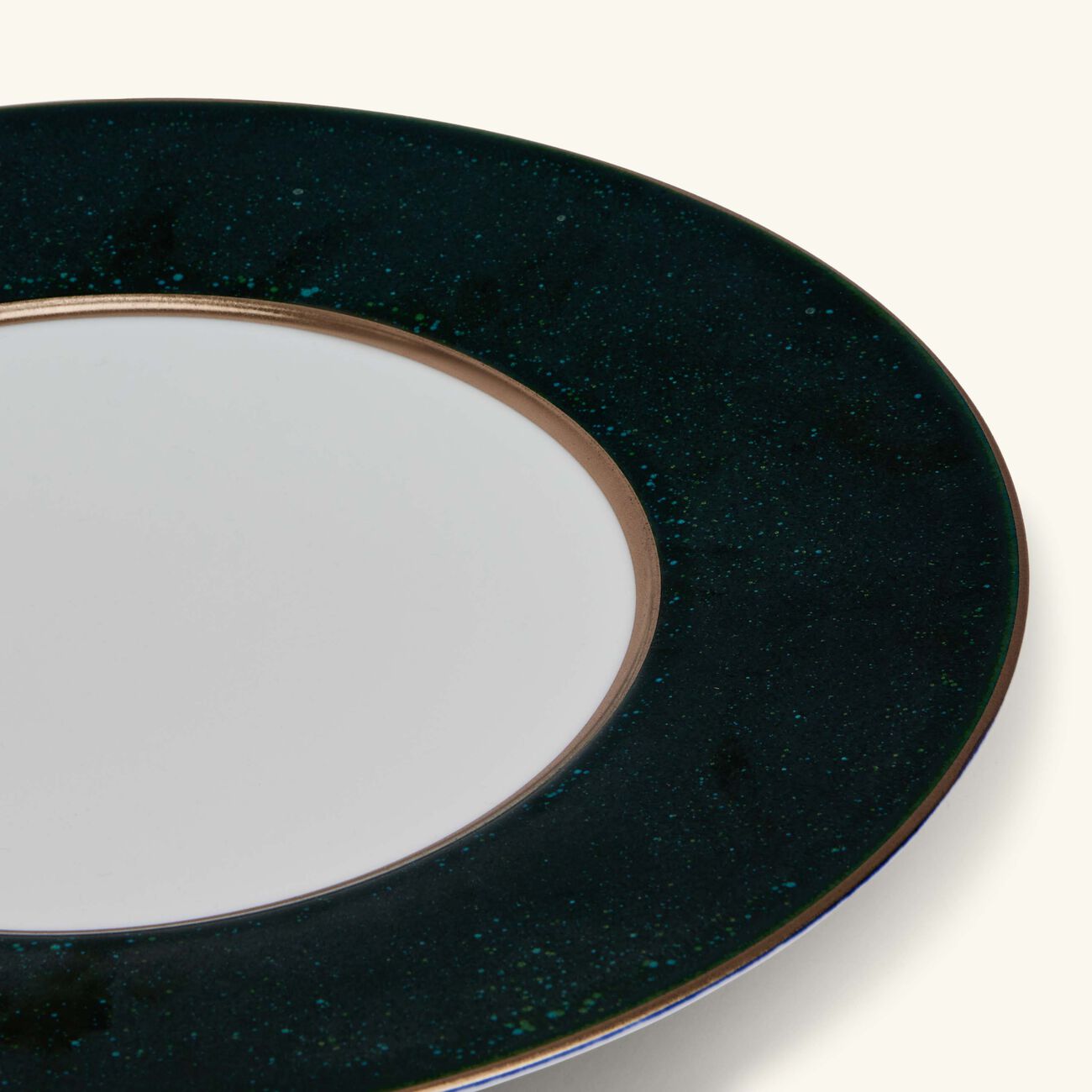 Vert Marais Service Plate Round Black bernardaud vert marais service plate round black