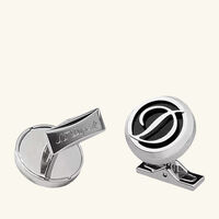 اس تي دوبون round logo cufflink
