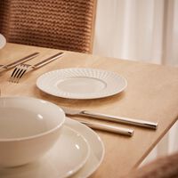 bernardaud twist blanc bread   butter plate round white 16cm