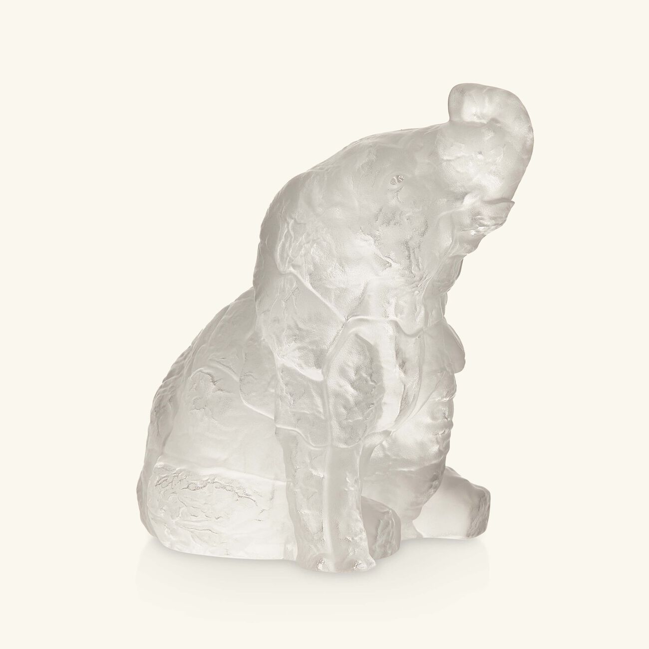 لاليك منحوتة الفيل الصغير تيرامينيرال الشفافة