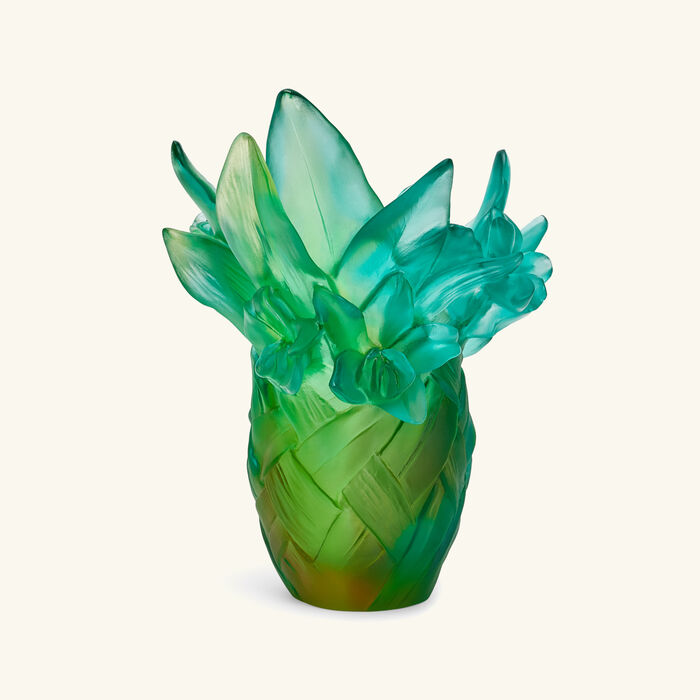 Tressage Vase Small Green daum tressage vase small green