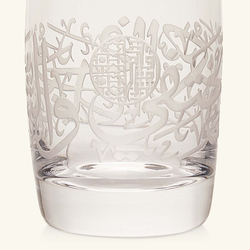 Thuluth Short Tumbler Clear Set of 6 dimlaj thuluth short tumbler clear set of 6