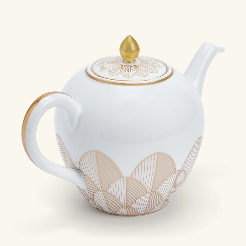 كريستوفل إبريق الشاي مالميزون إمبيريال مطلي بالذهب