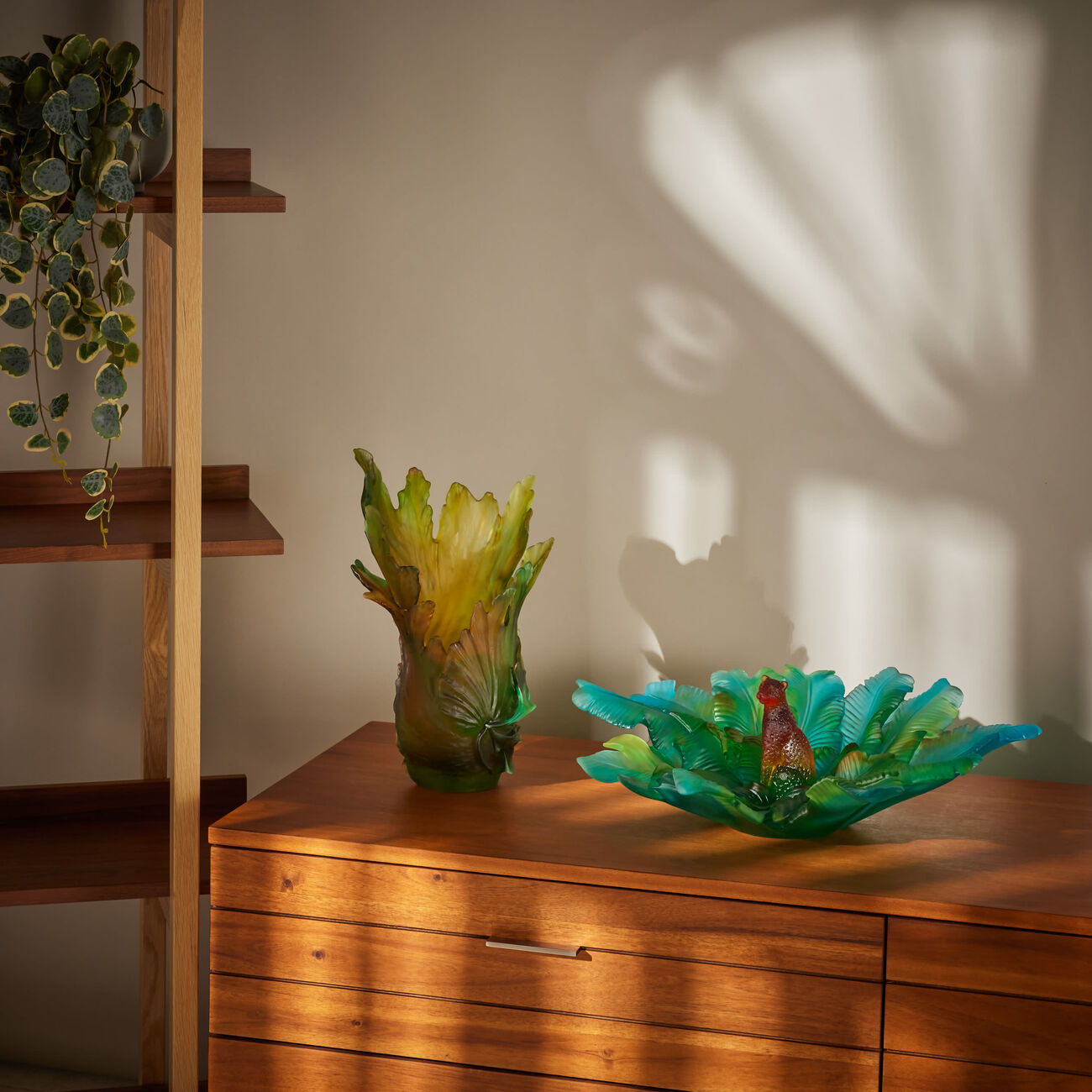 Leopard Tropical Voyage Centerpiece Blue daum leopard tropical voyage centerpiece blue