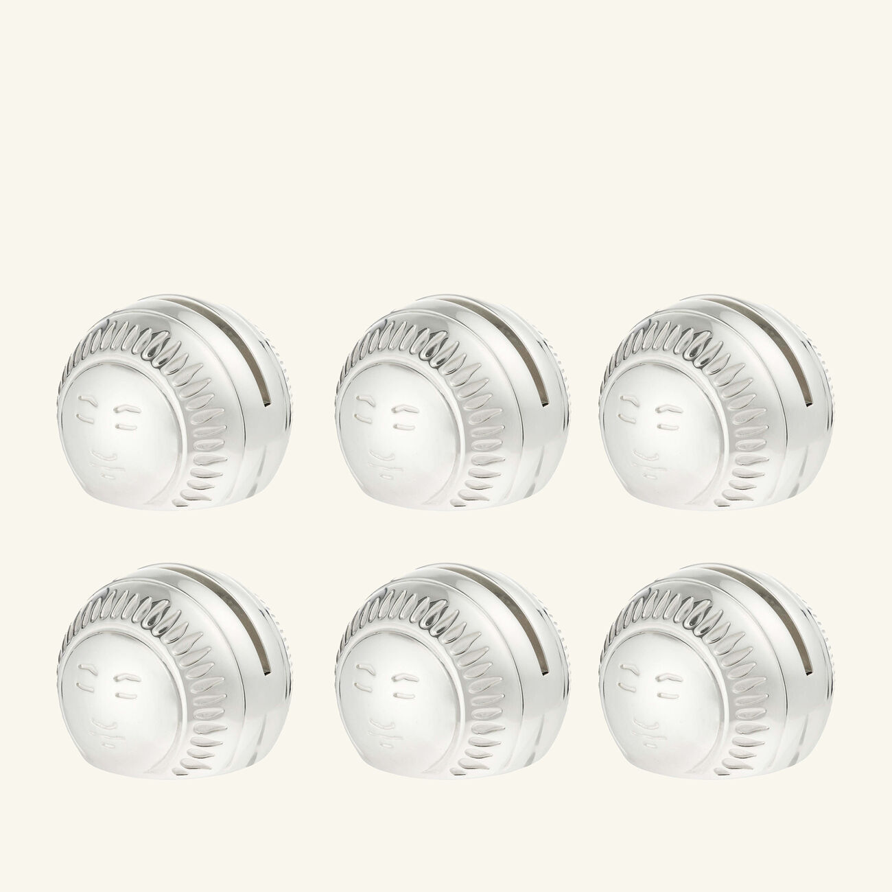 مجموعة من حاملات البطاقات ريڤ كوزميك مكونة من 6 قطع باللون الفضي كريستوفل مجموعة من حاملات البطاقات ريڤ كوزميك مكونة من 6 قطع باللون الفضي