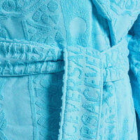 versace la vacanza bath robe extra large blue