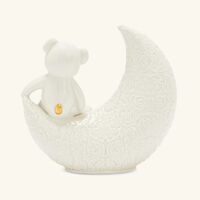 Teddy On The Moon Figurine Mini White villari teddy on the moon figurine mini white