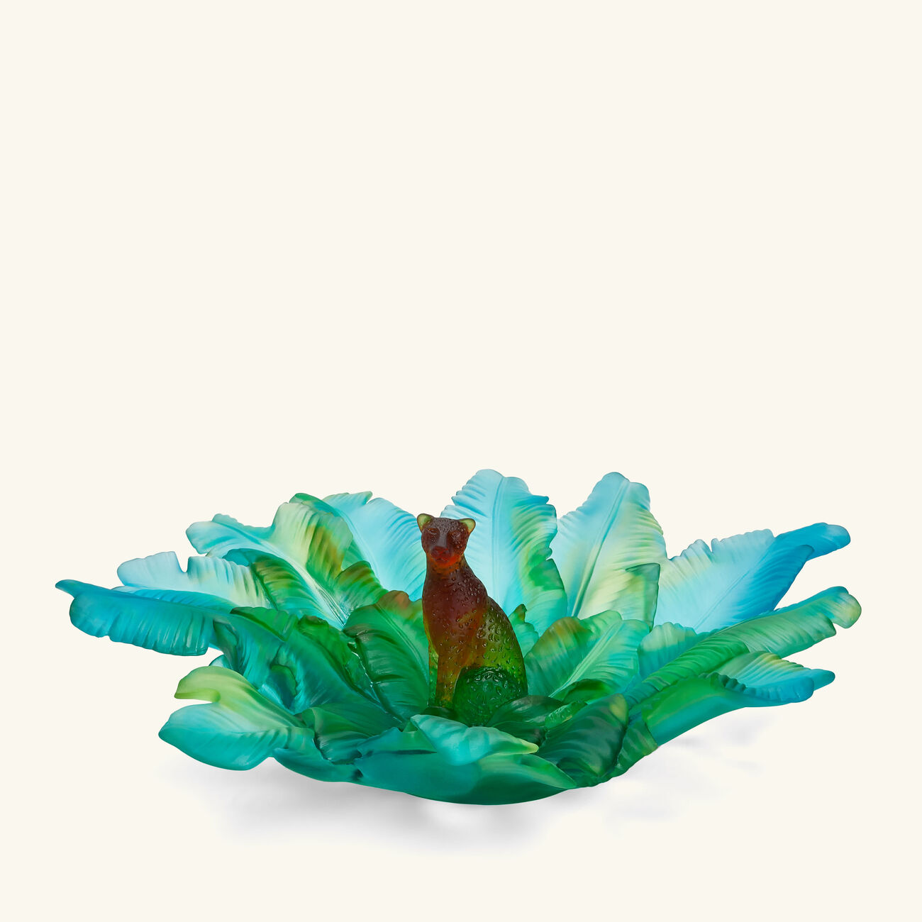 Leopard Tropical Voyage Centerpiece Blue daum leopard tropical voyage centerpiece blue