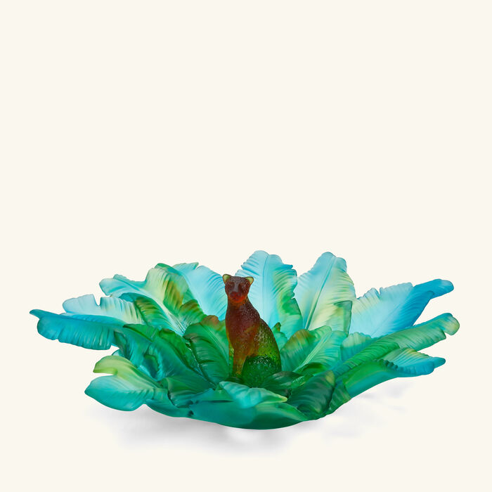 Leopard Tropical Voyage Centerpiece Blue daum leopard tropical voyage centerpiece blue