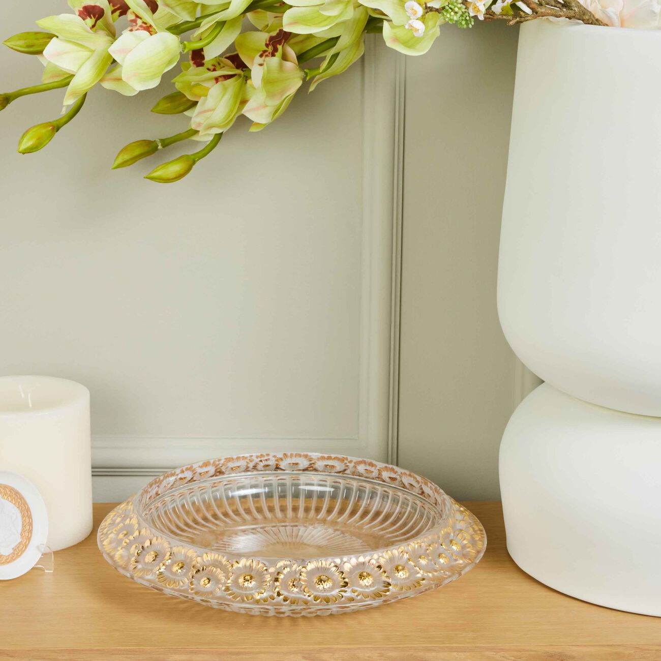 Odyssee Marguerites Centerpiece Clear lalique odyssee marguerites centerpiece clear