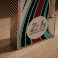 اس تي دوبون ولاعة لاين 2 بشعار 24h le mans باللون الفضي