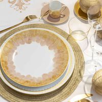 Cercle D'écailles Dinner Plate Round Pink 26cm marie daage cercle d cailles dinner plate round pink 26cm