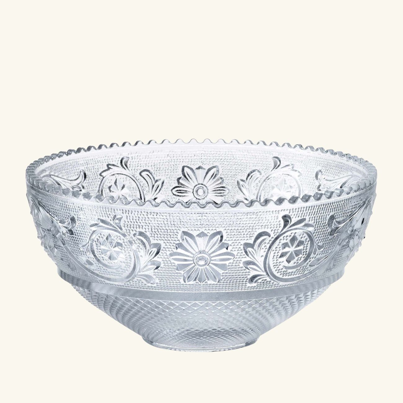 باكارا وعاء آرابيسك صغير شفاف