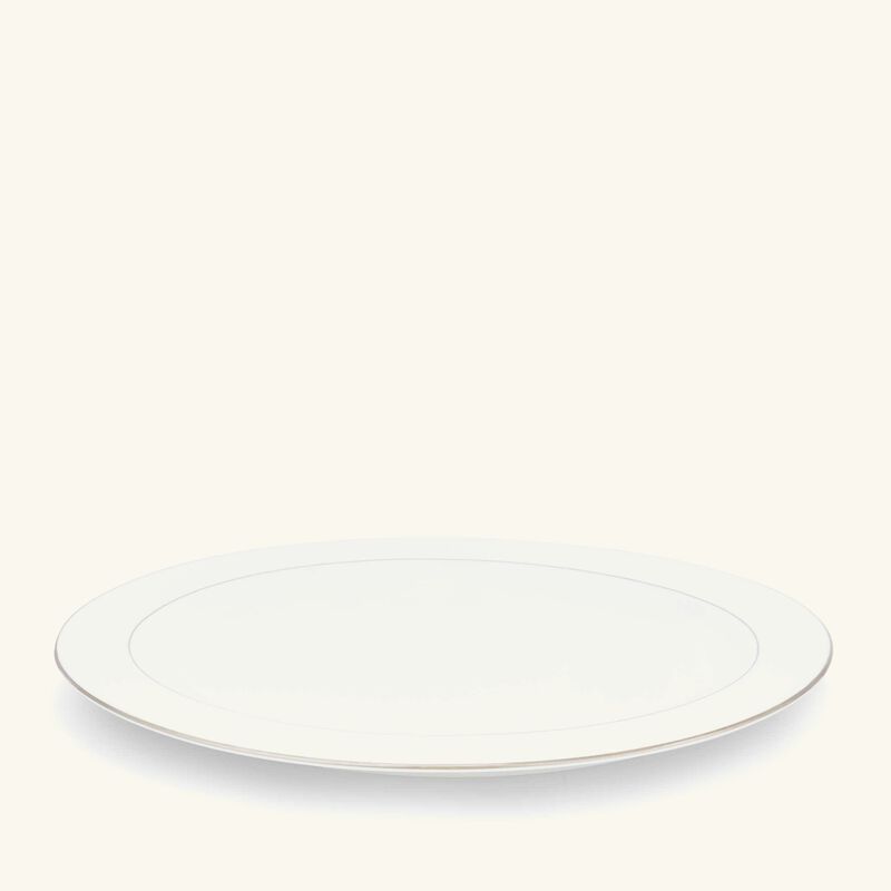 christofle albi serving platter oval silver 38cm