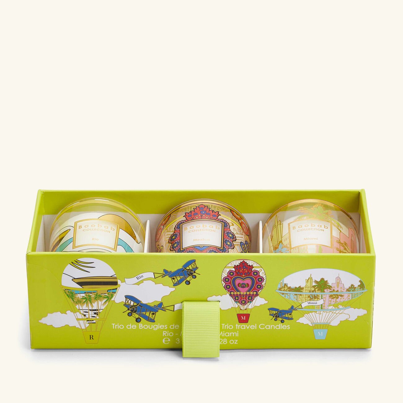 My First Baobab Candle Rio-Mexico-Miami Trio Gift Set baobab collection my first baobab candle rio mexico miami trio gift set