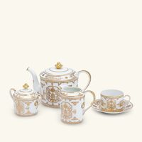 برناردو طقم الشاي أو روا أور في علبة للهدايا باللون الذهبي