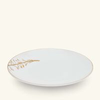 bernardaud vegetal or bread   butter plate round gold 16cm