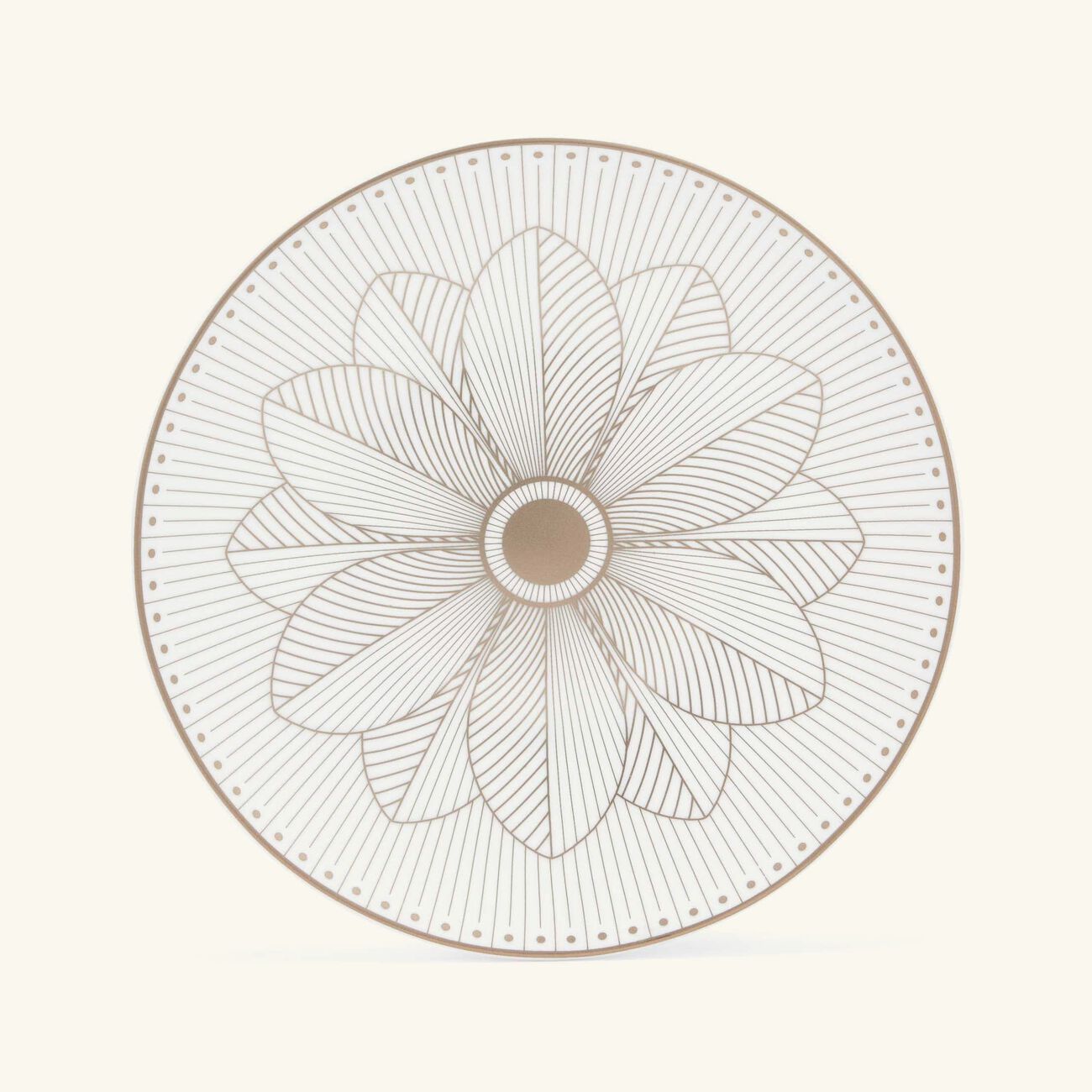 كريستوفل طبق الخبز مالميزون دائري باللون الفضي 16 سم