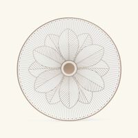 كريستوفل طبق الخبز مالميزون دائري باللون الفضي 16 سم