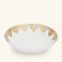 bernardaud venise soup plate round gold 19cm